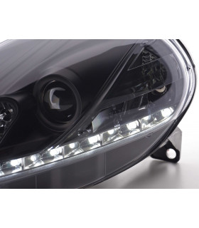 Phares - Phare Daylight LED feux de jour Fiat Grande Punto 199 noir…