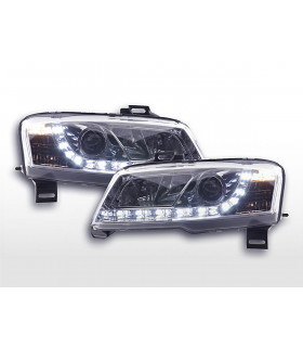 Phares - Phares Daylight LED Feux diurnes Fiat Stilo 01-06 chrome…