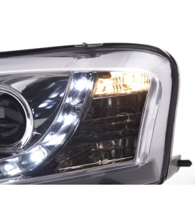 Phares - Phares Daylight LED Feux diurnes Fiat Stilo 01-06 chrome…