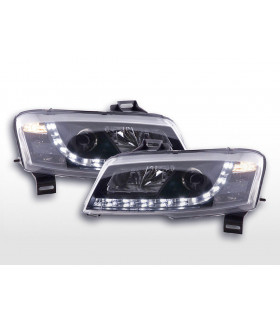 Phares - Phare Daylight LED feux de jour Fiat Stilo 01-06 noir…