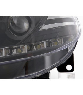 Phares - Phare Daylight LED feux de jour Fiat Punto Evo 09- noir…