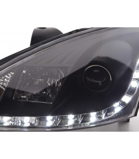 Phares - Phare Daylight LED feux de jour Ford Focus 1 C170 noir…