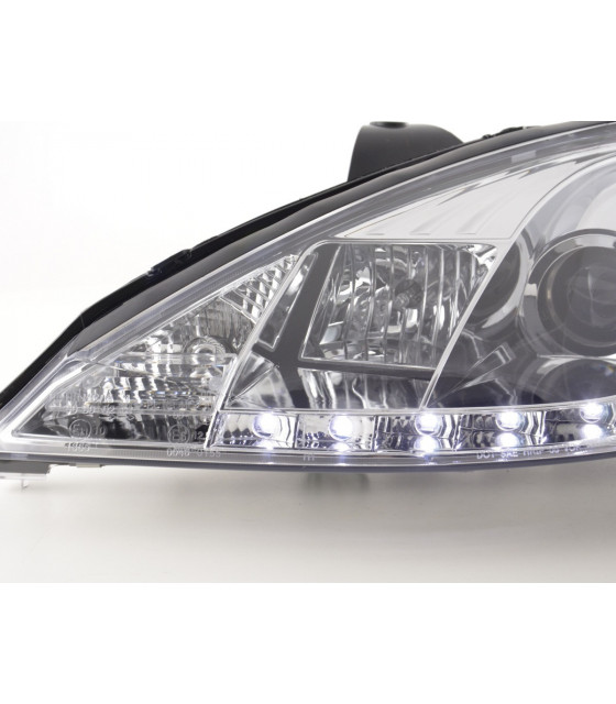 Phares - Phare Daylight à LED DRL look Ford Focus 3/4/5 portes.