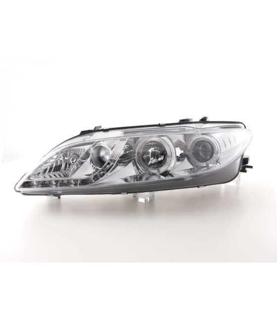 Phares - Phare Daylight LED DRL look Mazda 6 Limo 02-07 chrome…