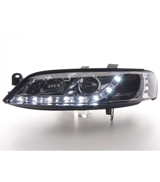 Phares - Phare Daylight LED feux de jour Opel Vectra B 99-02 chrome…