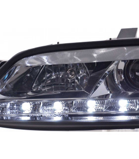 Phares - Phare Daylight LED feux de jour Opel Vectra B 99-02 chrome…