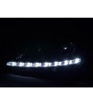 Phares - Phare Daylight LED Feux de jour LED Opel Corsa C 01-06 noir…