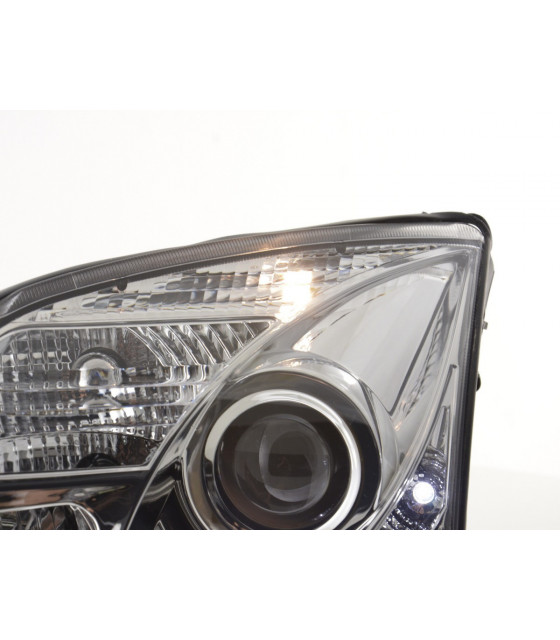 Phares - Phare Daylight LED DRL look Opel Vectra C 02-05 chrome…