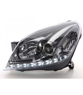 Phares - Phare Daylight LED feux de jour Opel Astra H 2004-2009 chrome…