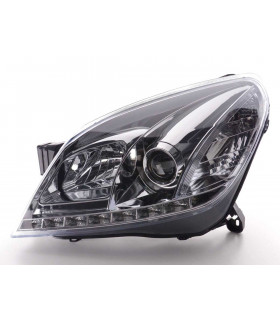 Phares - Phare Daylight LED feux de jour Opel Astra H 2004-2009 chrome…