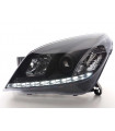 Phares - Phare Daylight LED feux de jour Opel Astra H 2004-2009 noir…