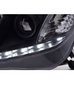 Phares - Phare Daylight LED feux de jour Opel Astra H 2004-2009 noir…