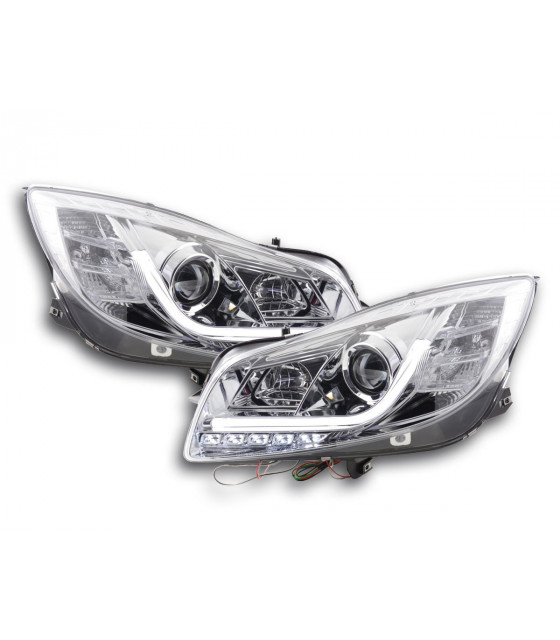 Phares - Phares Daylight LED feux de jour Opel Insignia 08-13 chrome…