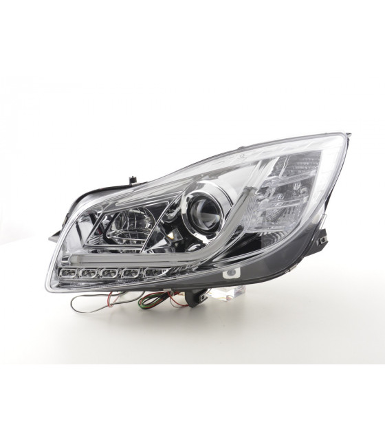 Phares - Phares Daylight LED feux de jour Opel Insignia 08-13 chrome…