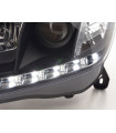 Phares - Phare Daylight LED feux de jour Opel Astra H 04-09 noir…