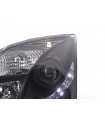 Phares - Phare Daylight LED DRL look Opel Vectra C 02-05 noir pour conduite à