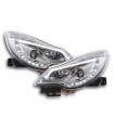 Phares - Phare Daylight LED feux de jour Opel Corsa D à partir de 2011 chrome…