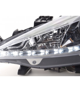 Phares - Phares Daylight LED feux de jour Peugeot 207 06- chrome…