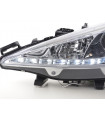 Phares - Phare Daylight LED Feux de jour LED Peugeot 207 06- chrome pour