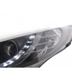 Phares - Phare Daylight LED Feux de jour LED Peugeot 207 06- noir pour