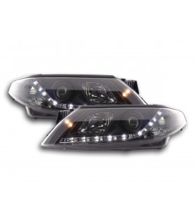 Phares - Phare Daylight LED DRL look Renault Laguna type G 01-05 noir…