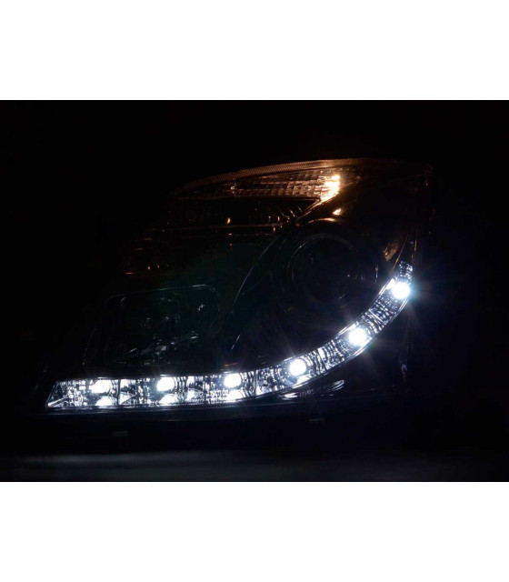 Phares - Phares Daylight LED Feux de jour LED Opel Vectra C 2002-2005 chrome…