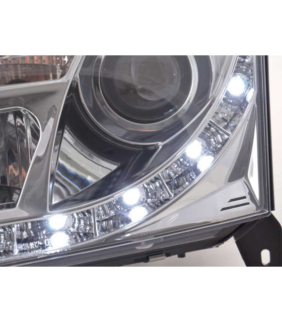 Phares - Phares Daylight LED Feux de jour LED Opel Vectra C 2002-2005 chrome…