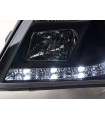 Phares - Phare Daylight LED feux de jour Opel Vectra C 2002-2005 noir…