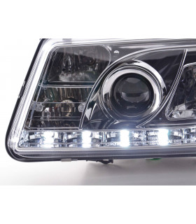 Phares - Phare Daylight LED feux de jour VW Bora 98-05 chrome…