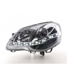 Phares - Phare Daylight LED feux de jour VW Polo 4 9N3 chrome…