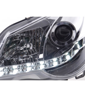 Phares - Phare Daylight LED feux de jour VW Polo 4 9N3 chrome…