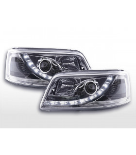 Phares - Phares Daylight LED feux de jour VW Bus T5 03-09 chrome…