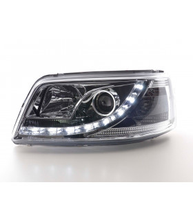 Phares - Phares Daylight LED feux de jour VW Bus T5 03-09 chrome…