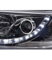 Phares - Phares Daylight LED feux de jour VW Bus T5 03-09 chrome…