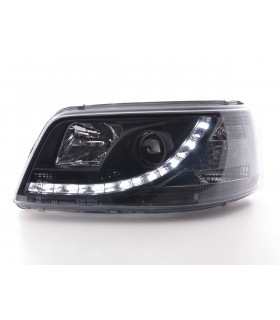 Phares - Phares Daylight LED feux de jour VW Bus T5 03-09 noir…