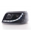 Phares - Phares Daylight LED feux de jour VW Bus T5 03-09 noir…