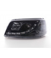 Phares - Phares Daylight LED feux de jour VW Bus T5 03-09 noir…