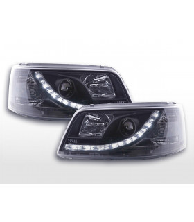 Phares - Phares Daylight LED feux de jour VW Bus T5 03-09 noir…