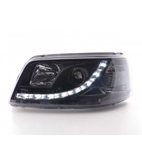 Phares - Phares Daylight LED feux de jour VW Bus T5 03-09 noir…