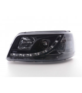 Phares - Phares Daylight LED feux de jour VW Bus T5 03-09 noir…