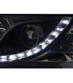 Phares - Phares Daylight LED feux de jour VW Bus T5 03-09 noir…