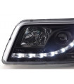 Phares - Phares Daylight LED feux de jour VW Bus T5 03-09 noir…