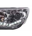 Phares - Phares Daylight LED feux de jour VW Tiguan 07-11 chrome…