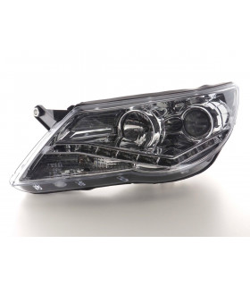 Phares - Phare Daylight LED DRL look VW Tiguan 07-11 chrome…