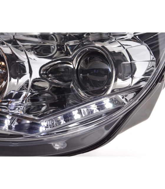 Phares - Phare Daylight LED DRL look VW Tiguan 07-11 chrome…