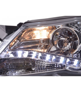 Phares - Phare Daylight LED DRL look VW Tiguan 07-11 chrome…