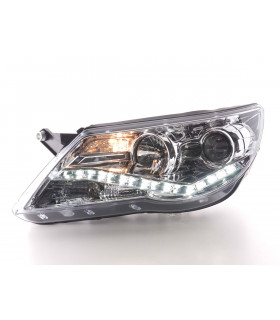 Phares - Phare Daylight LED DRL look VW Tiguan 07-11 chrome…