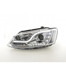 Phares - Phares Daylight LED feux de jour VW Jetta 6 à partir de 2011 chrome…