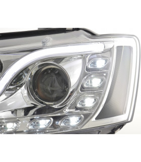 Phares - Phares Daylight LED feux de jour VW Jetta 6 à partir de 2011 chrome…