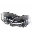 Phares - Phare Daylight LED feux de jour VW Polo 9N3 05-09 noir…